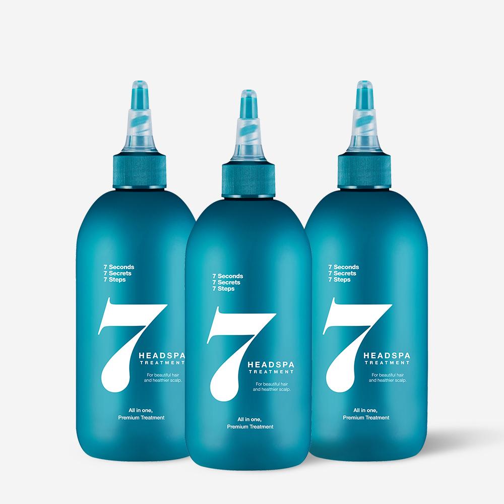 (スーパーポイント) 헤드스파7 大容量 極ダメージ 脱毛緩和 青い目 ヘアトリートメント 300ml x 3個