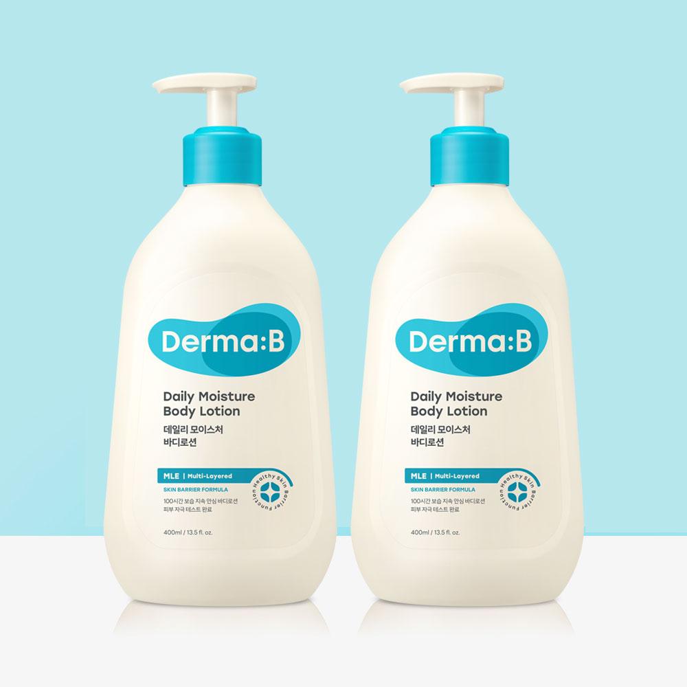 [더마비] 데일리 모이스처 바디로션 400ml x2개 세트