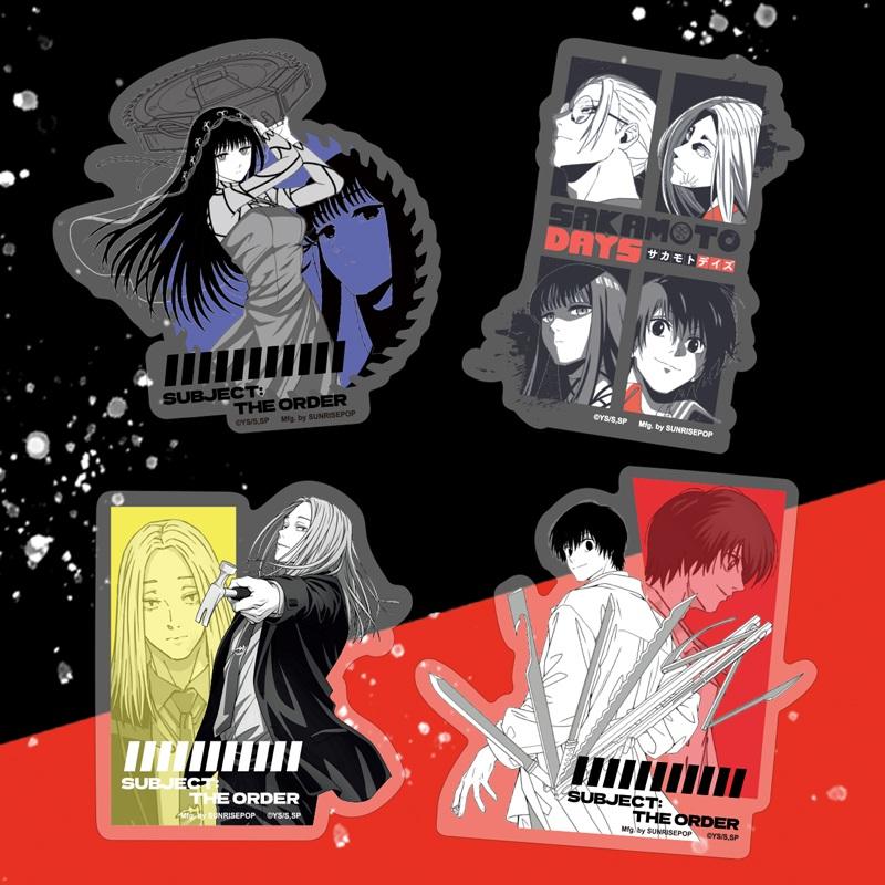 SAKAMOTO DAYS 굿즈 데일리 스티커 컬렉션 문구 노트북 차량용