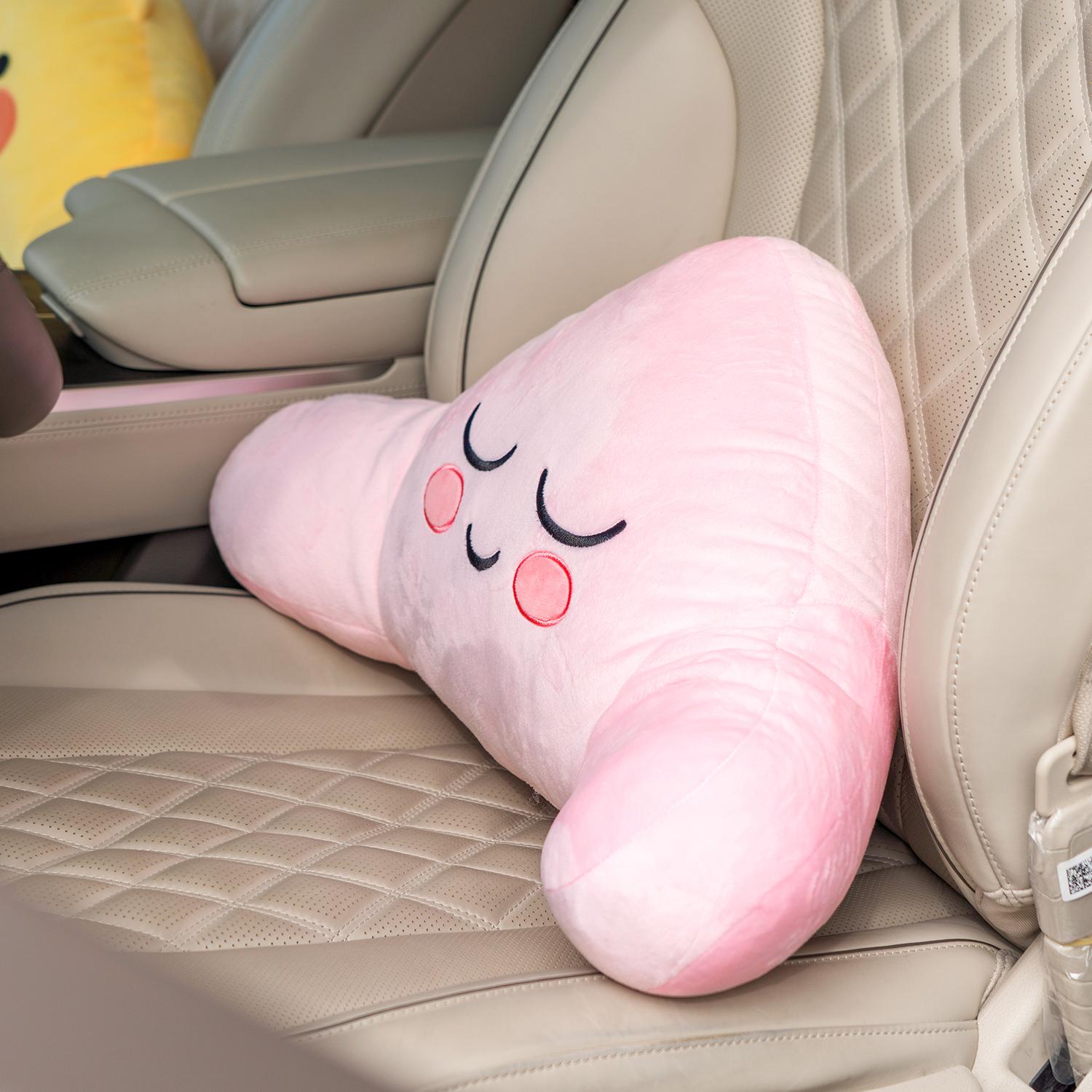 カカオフレンズ おんぶ 車用 バッククッション 腰クッション 背もたれ (アピーチ)