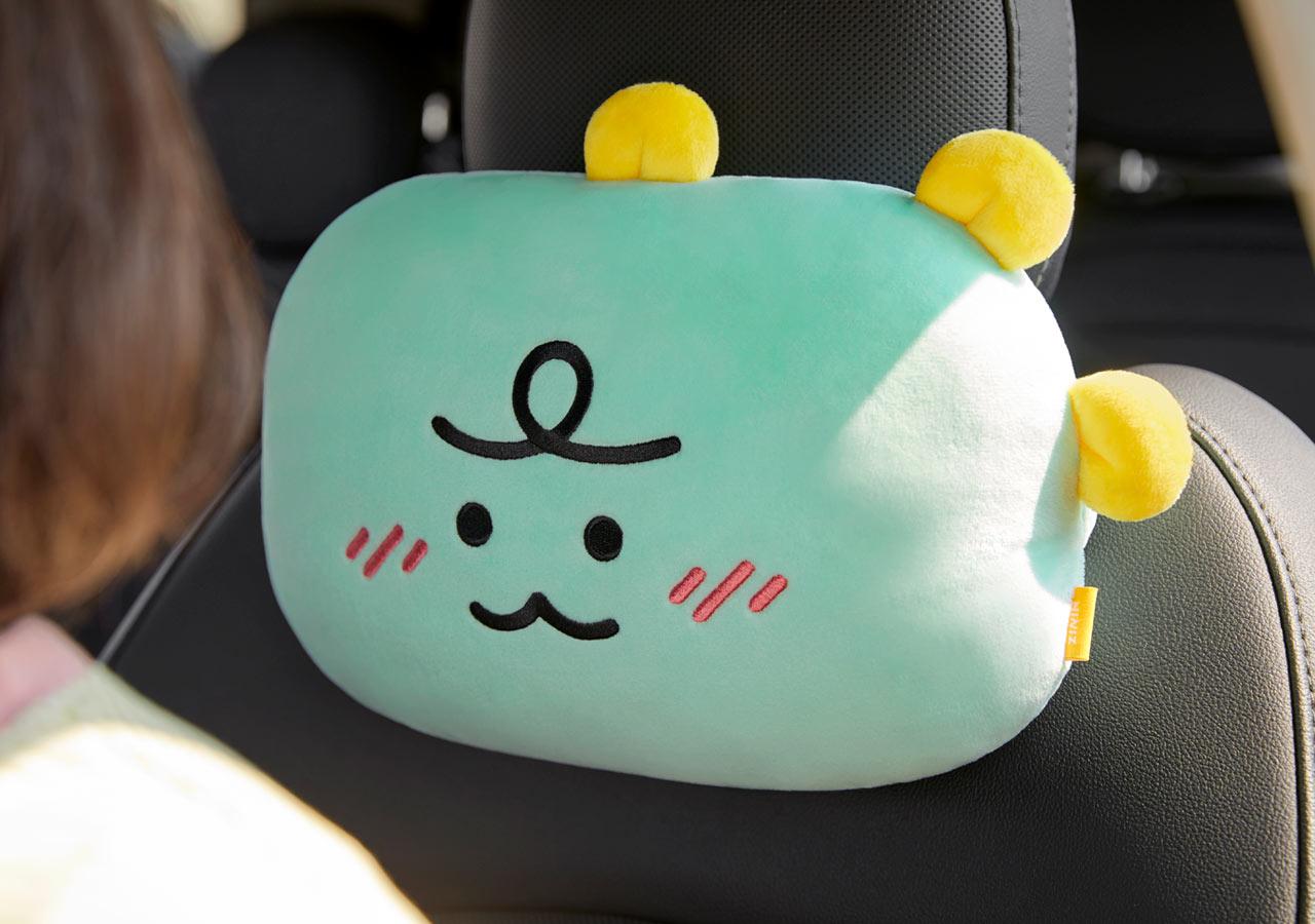카카오프렌즈 귀여운 차량용품 인테리어 죠르디 목 쿠션