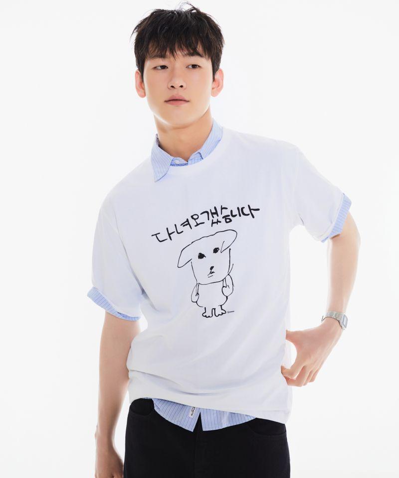 SPAO 가나디 반팔 티셔츠PRINT SPRLG25U09  [CI]PRINT  XL[105]