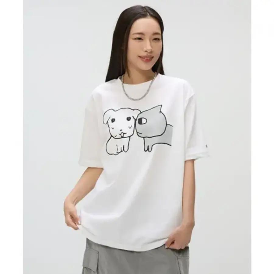 SPAO ガナディ Tシャツ OFF WHITE SPRLG25U09