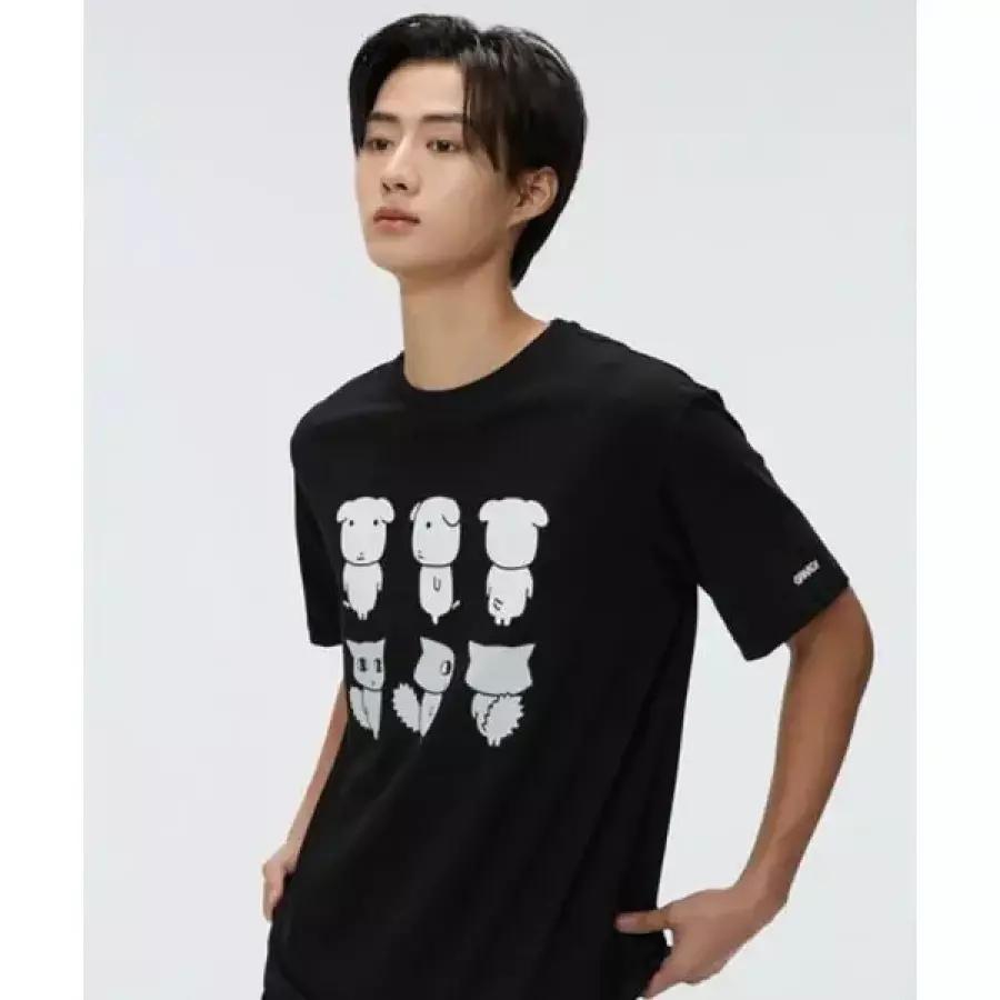 SPAO 가나디半袖TシャツGRAPHIC ブラック SPRLG25U09