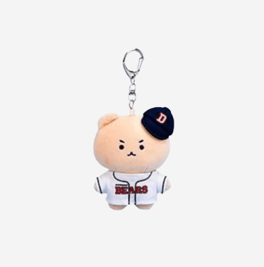 Doosan Bears x Manggeureojin Gom キーリング ぬいぐるみ キーホルダー キーリング Doosan Bears