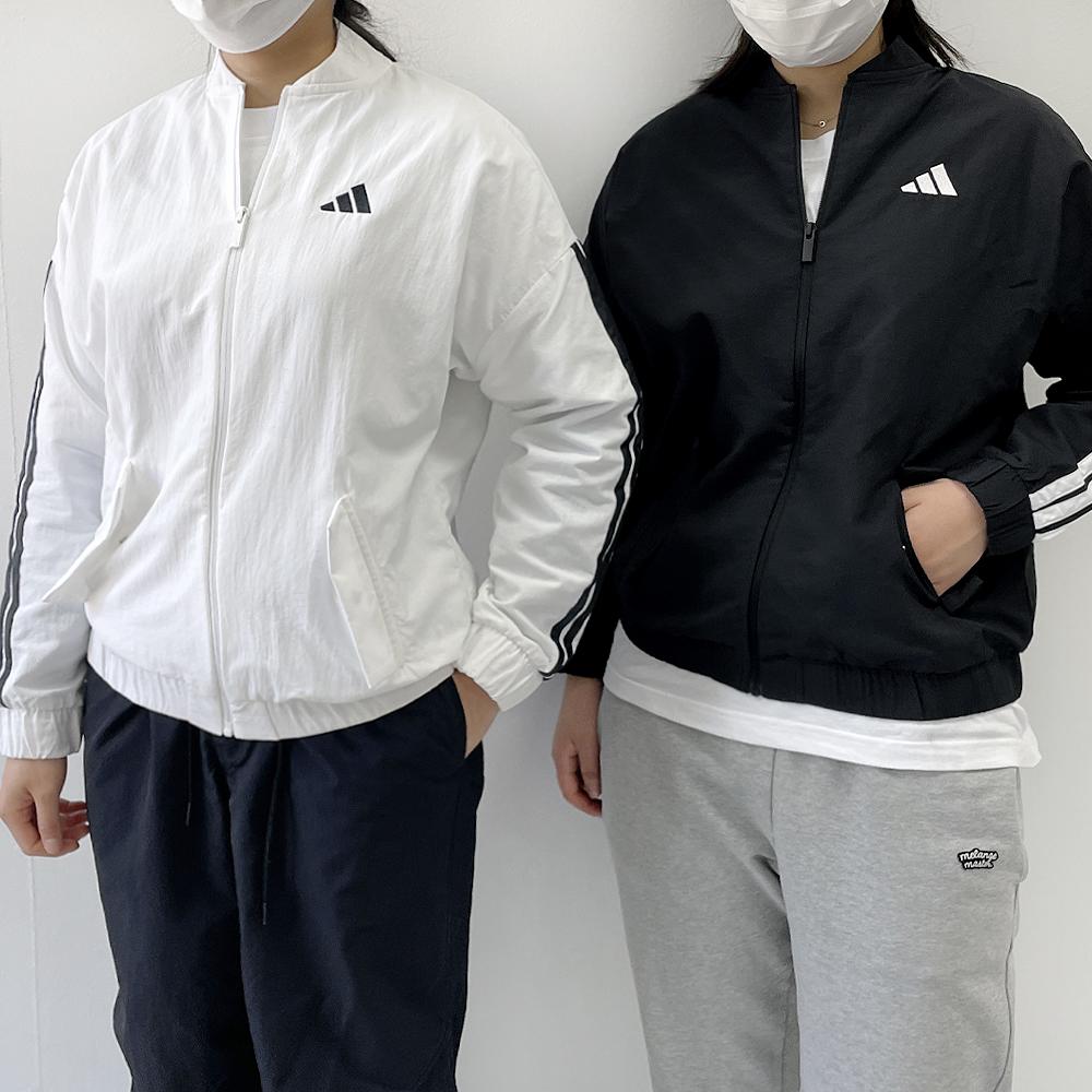 アディダス ウインドブレーカー ESSENTIALS 3S WOVEN RUNNING JACKET