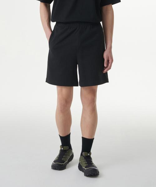 MUSINSA STANDARD (무신사 스탠다드) COOLTANDARD BOXER FIT SWEAT SHORTS ブラック