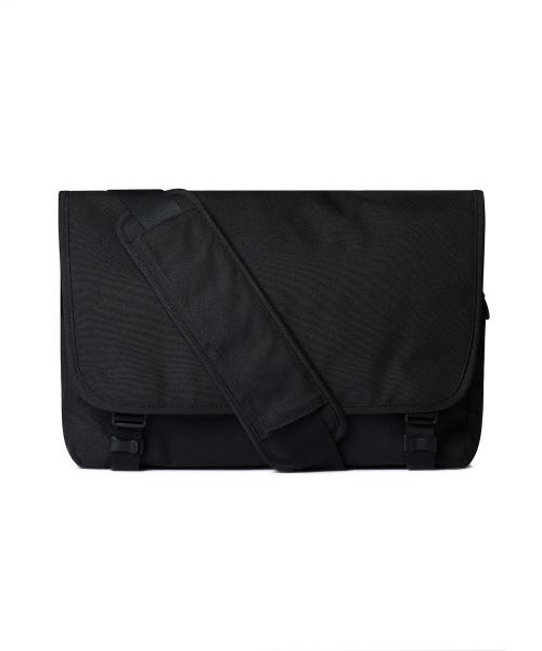 ムシンサ スタンダード musinsastandard ムシンサ コーデュラ メッセンジャーバッグ ブラック
