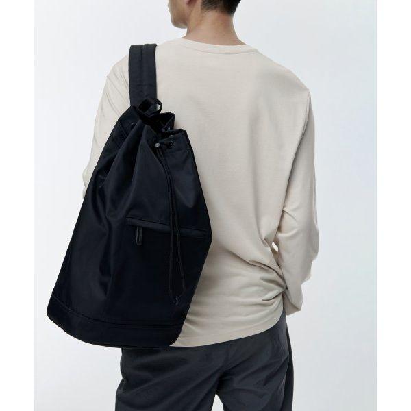 MUSINSA STANDARD ナイロン ダッフル スリングバッグ ブラック