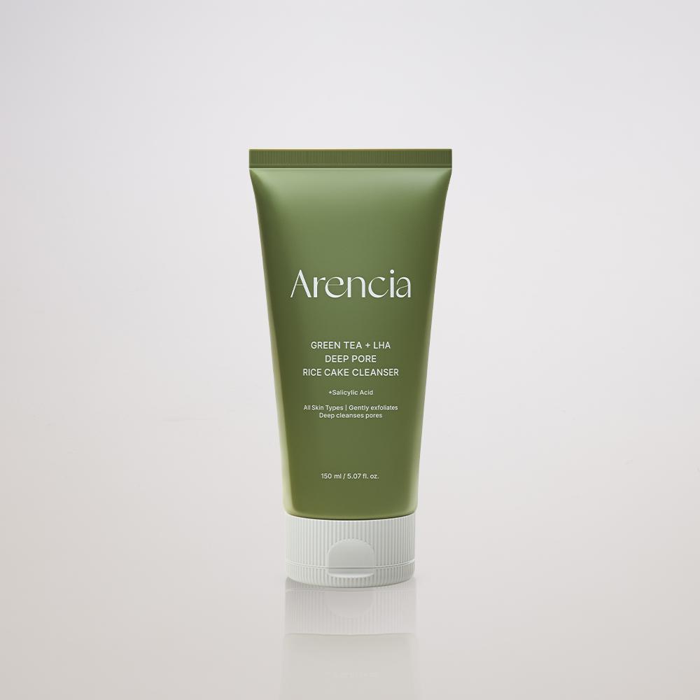 ARENSIA（アレンシア）グリーンティー + LHA ディープ ポア 찹쌀떡솝（チャプサルットクソープ） 150ml, 1個