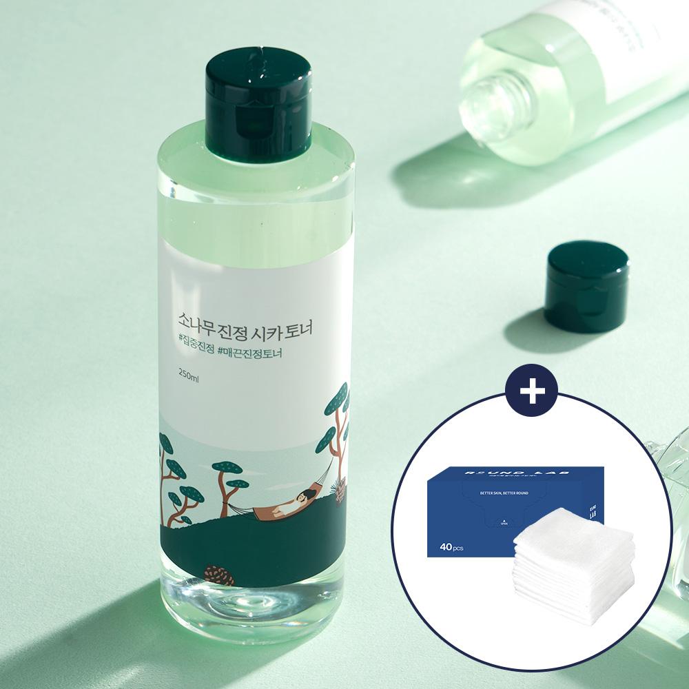 ROUND LAB（ラウンドラボ）松 진정（ジンジョン）シカ化粧水 250ml (+増量スキングパッド 40枚入)
