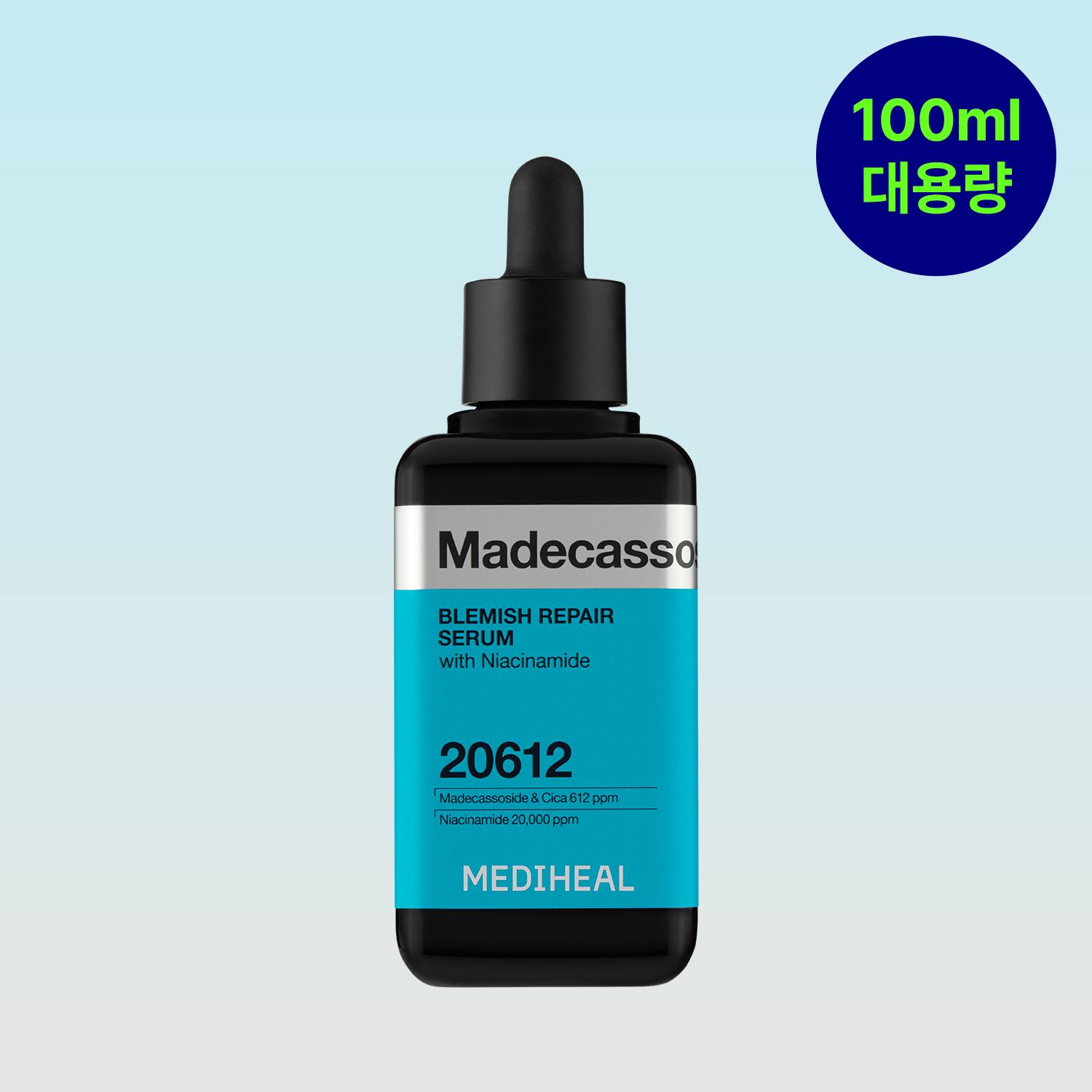 [大容量] メディヒル 四角 セラム アンプル マデカソサイド, 100ml, 1個