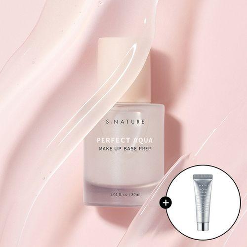 [에스네이처] 퍼펙트 아쿠아 메이크업 베이스 프렙 30ml (+수분크림 10ml)