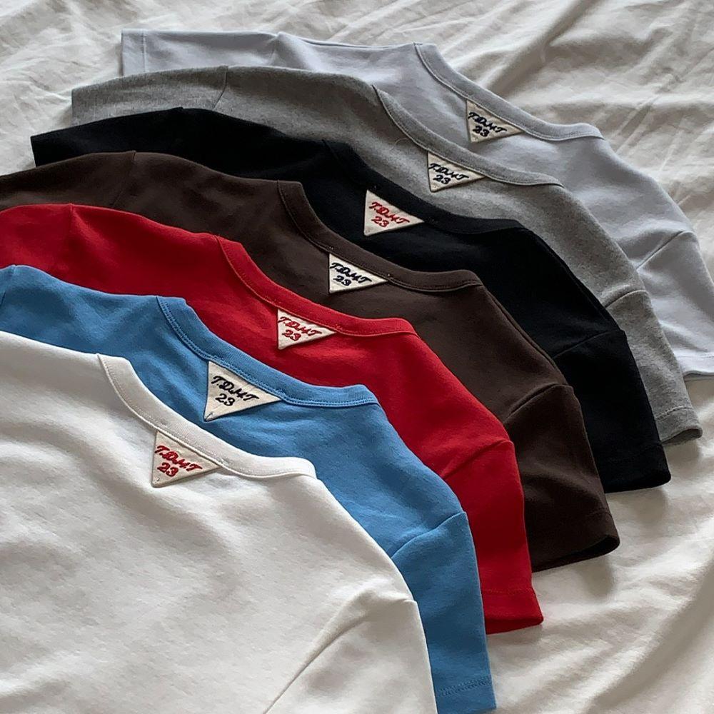 [TUDMENT] 50s EMBROIDERED T-SHIRT (7COL)