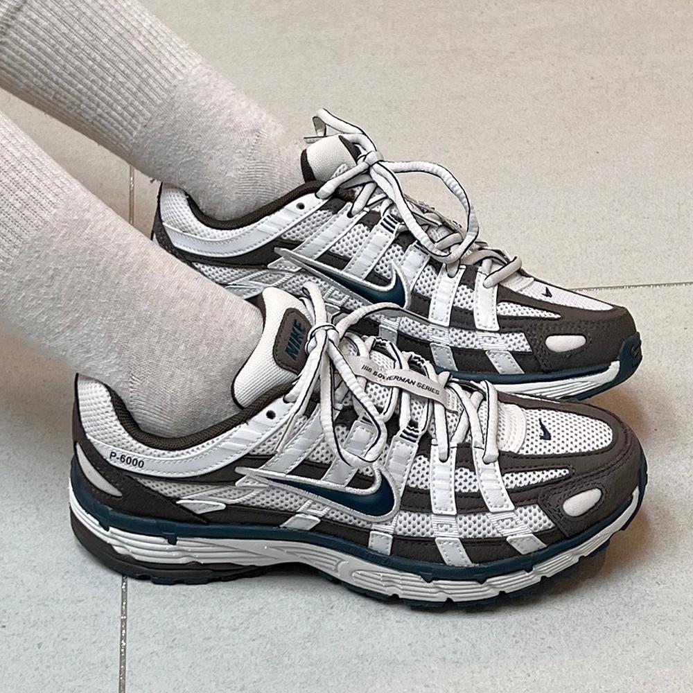NIKE P6000 歩きやすい スニーカー ランニングシューズ レディース 厚底 P-6000 ファントム バロックブラウン
