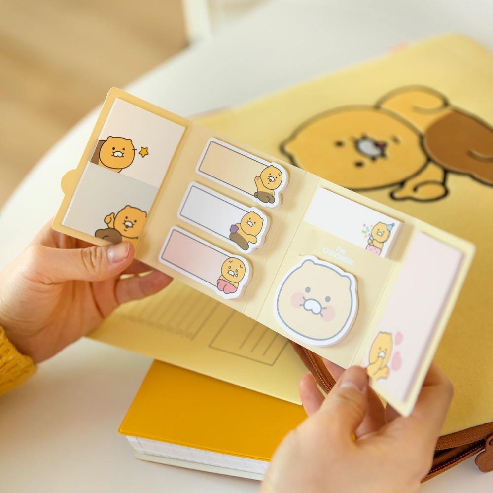 춘식이 4단 점착 메모지 인덱스 사무용품 플래그 패드