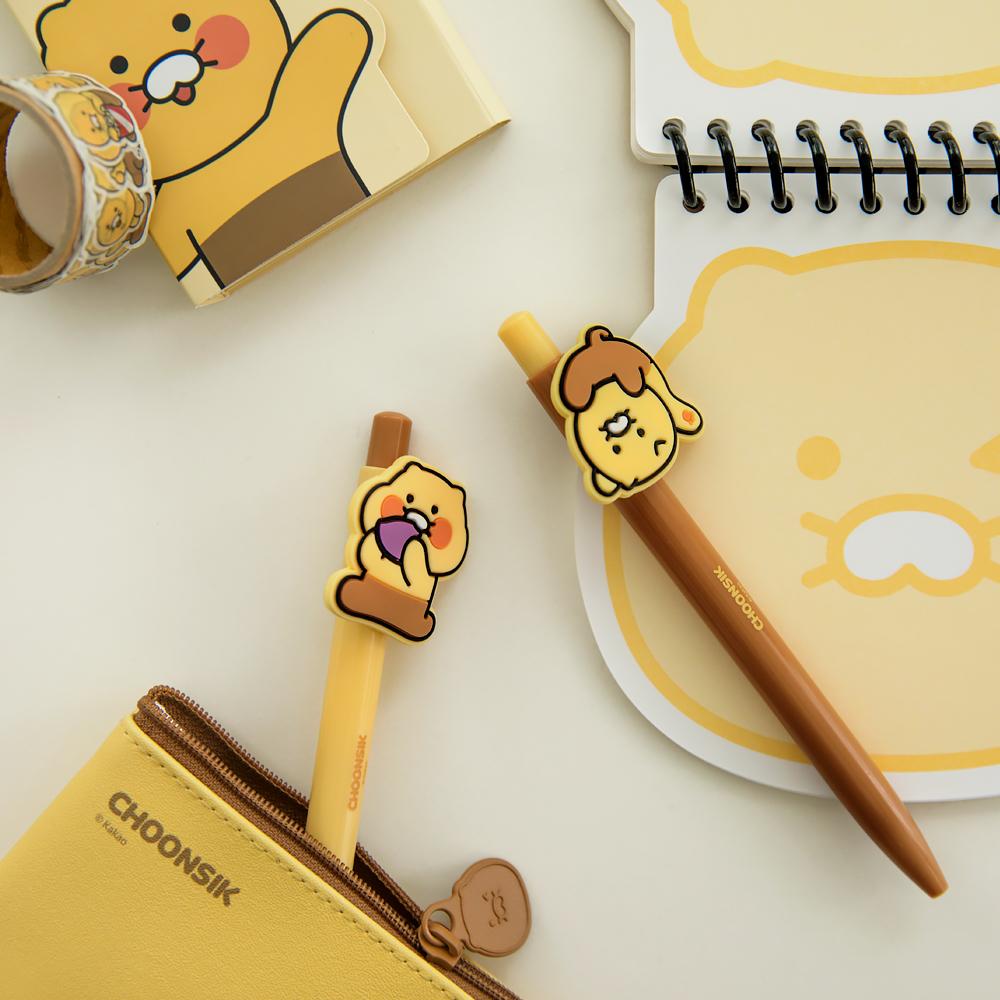 카카오프렌즈 춘식이 젤펜 볼펜 고구마