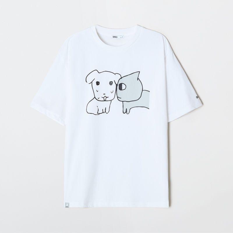 스파오 [가나디] 반팔 티셔츠_SPRLG25U09