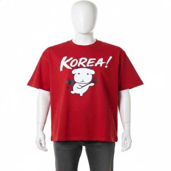 SPAO 스파오 가나디 반소매 티셔츠(RED)_SPRLG25U09 627977