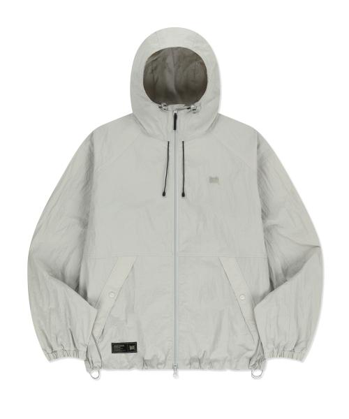 [브라운브레스] TAG HOODIE WINDBREAKER - LIGHT GREY BLSMJKB01LG