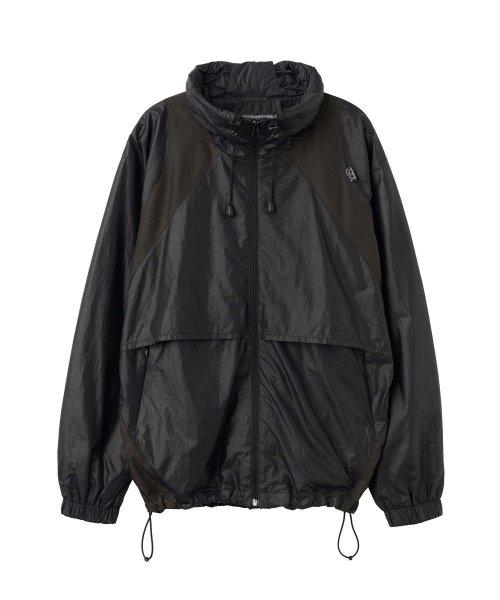 [스컬프터] Paneled Wind Jacket Black SC23A120BK
