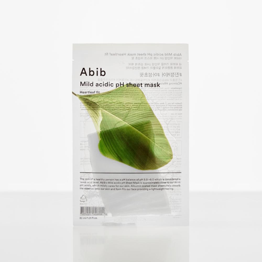 Abib 弱酸性 pH シートマスク ヨモギフィット 30ml 1枚, 10個