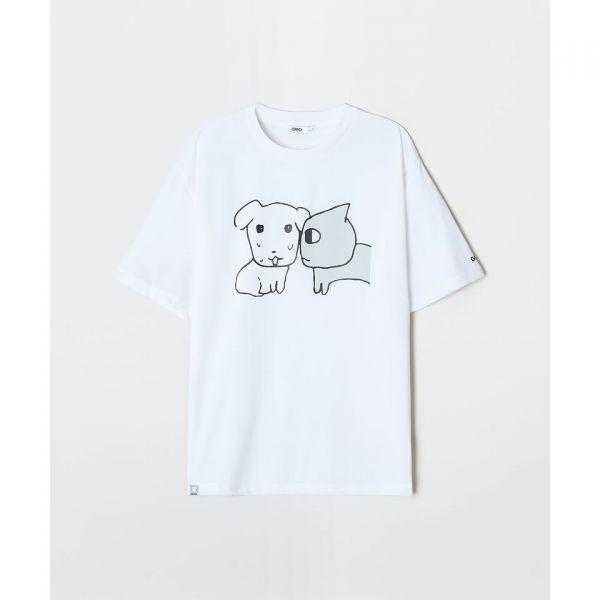 SPAO [가나디]半袖Tシャツ(OFF WHITE)_SPRLG25U09