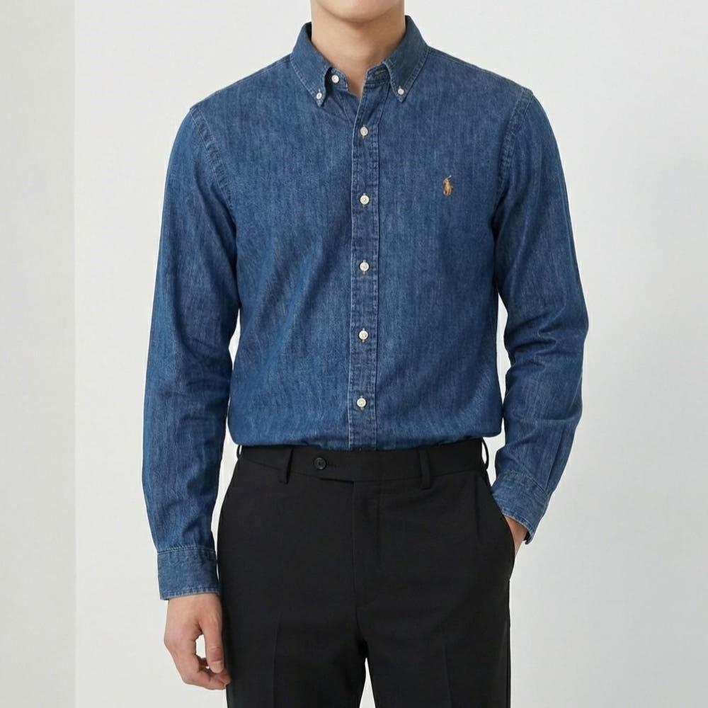 POLO RALPH LAUREN デニムシャツ シャンブレー デニムシャツ (男女兼用)