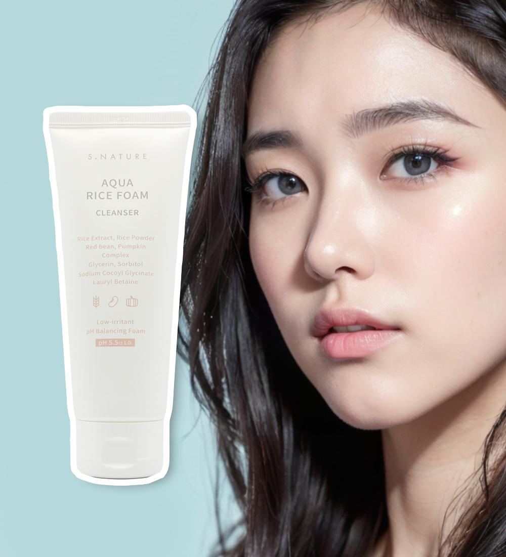 (大容量) SNATURE アクアライス 弱酸性クレンジングフォーム 160ml