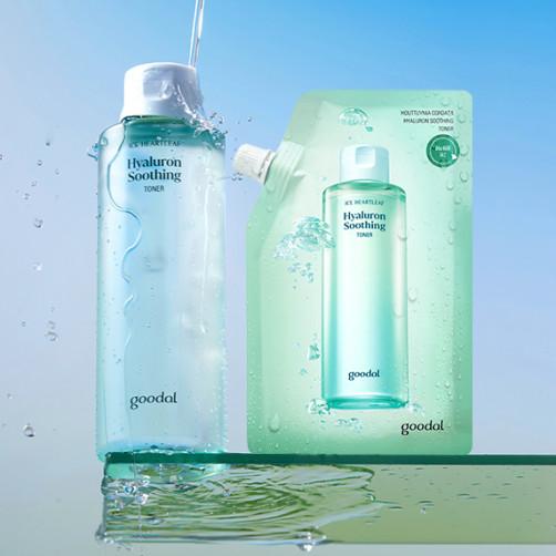 [リフィル企画] ヨモギ ヒアルロン スーディング トナー 350ml+350ml