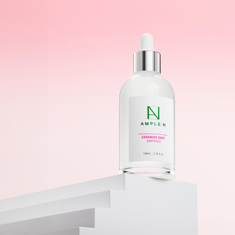 アンプルエン セラミドショット 保湿バリアアンプル 大容量 100ml メイク乗り 秘訣 皮膚バリア強化 アンプル