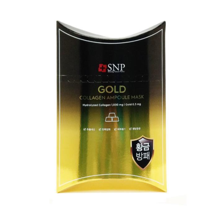 S&P SNP ゴールド コラーゲン アンプルマスク 1BOX (10枚)