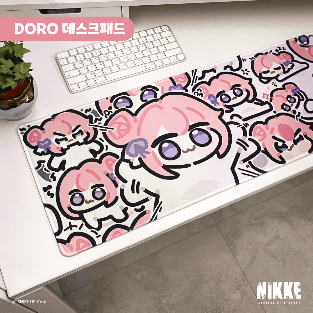 [바로배송] 승리의 여신 니케 도로롱 데스크 패드 장패드 GNF DORORONG