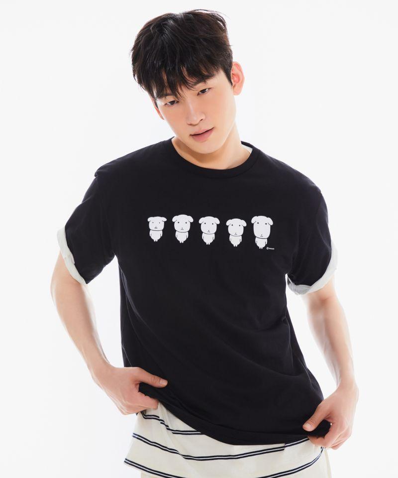 SPAO 가나디 반팔 티셔츠 블랙 SPRLG25U09 [19]BLACK XL[105]