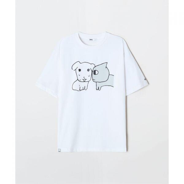 SPAO 가나디 반팔 티셔츠(OFF WHITE)_SPRLG25U09