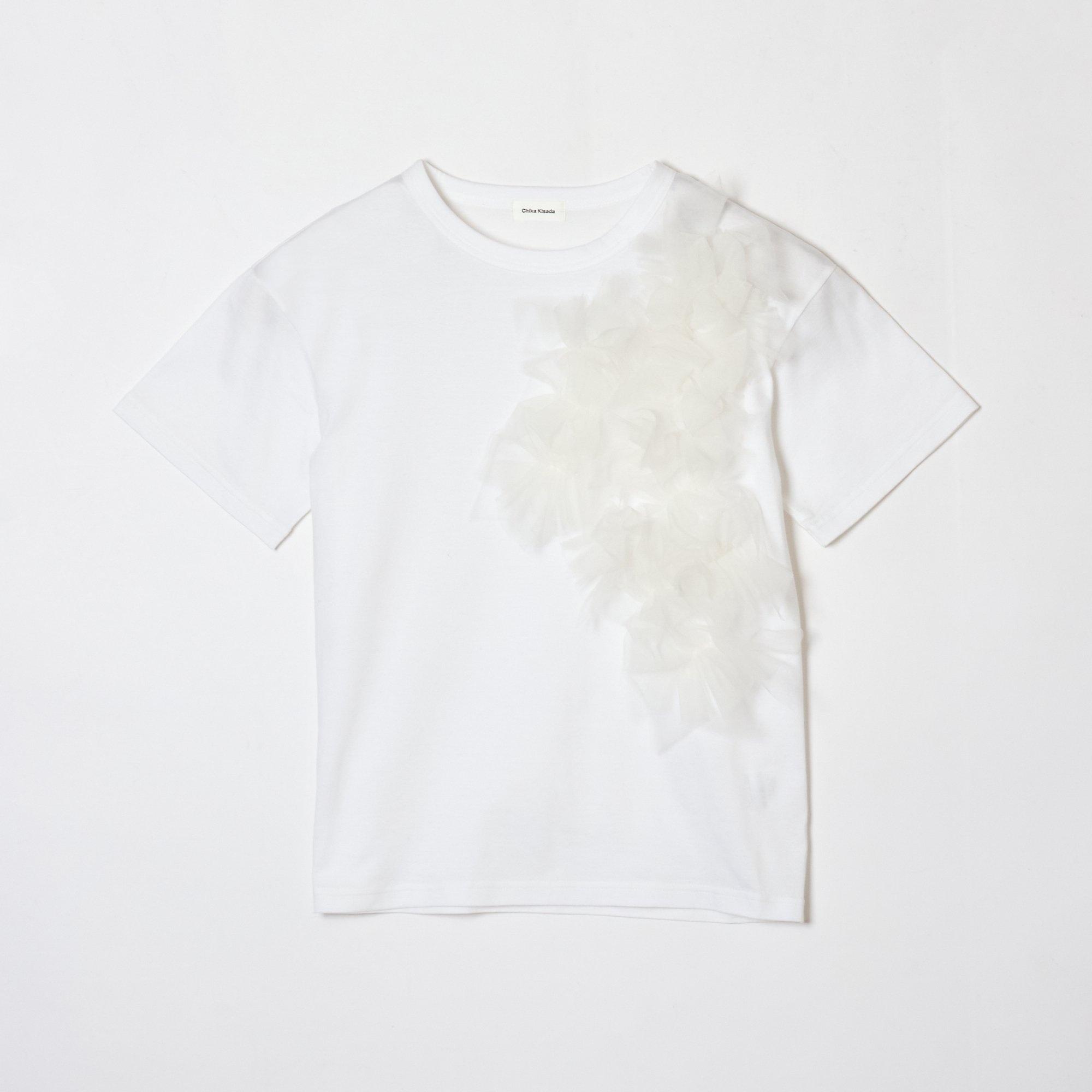 Chika Kisada  チュール フリル Tシャツ  レディース トップス