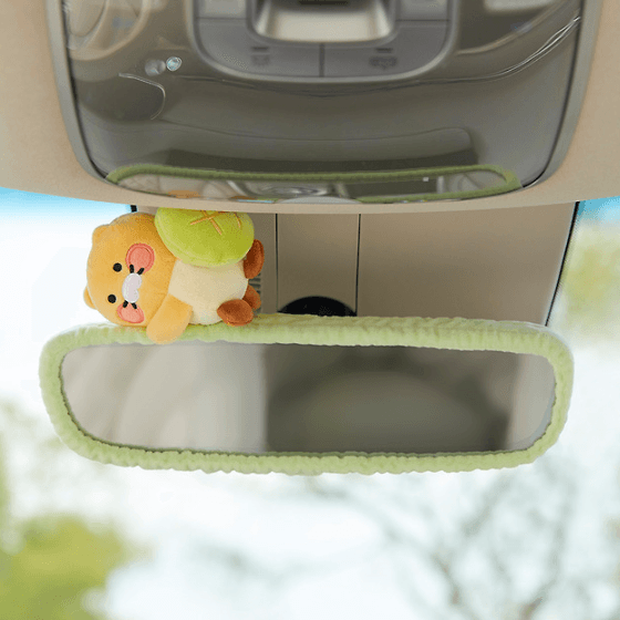 カカオフレンズ メロンパン カメ バックミラーカバー チュンシク 車用デコレーション人形 車 꾸미기 新車プレゼント