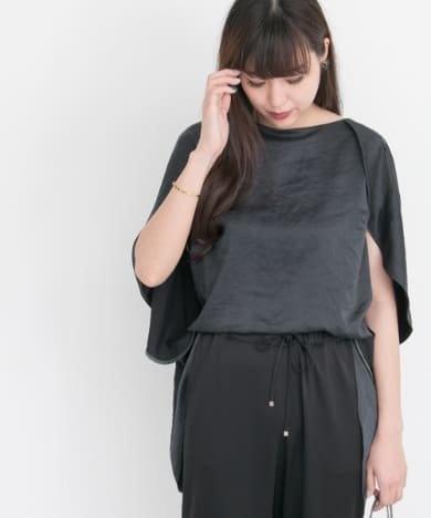 URBAN RESEARCH ROSSO 어반리서치 로소 2WAY 케이프 블라우스 여성용 상의