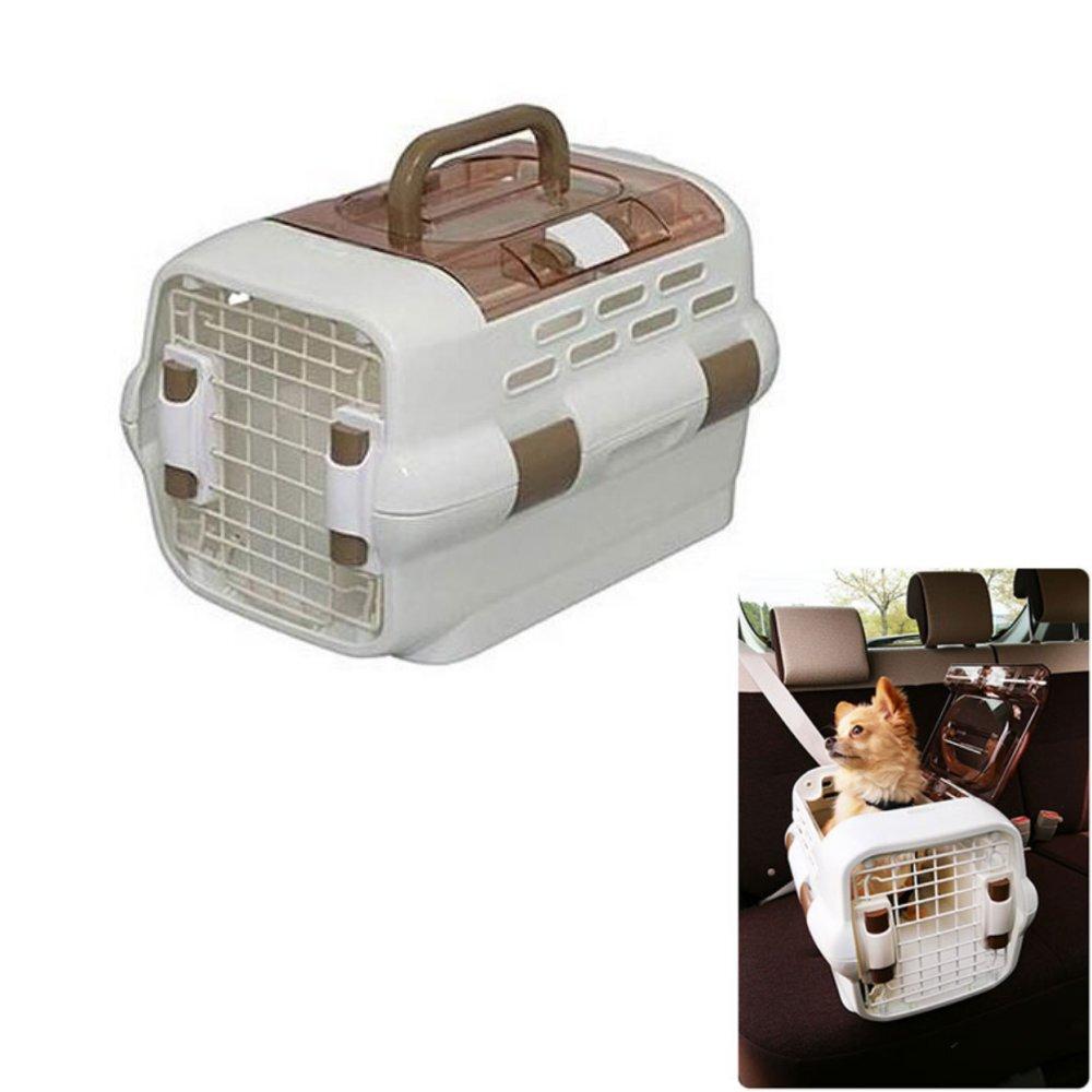 Day2 Dog Drive Carrier S White Pet Carrier Kennel Dog Travel Bag