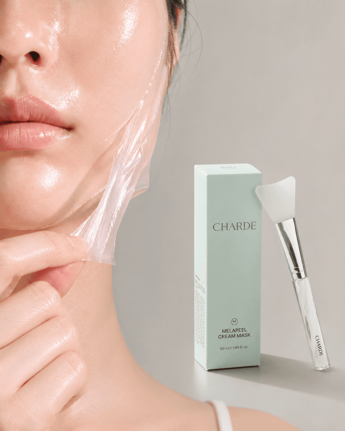 メラケアピルクリーム シャードメラピルクリーム シャード マスクパック メラニン吸着ケア ブラシ 50ml, 1個