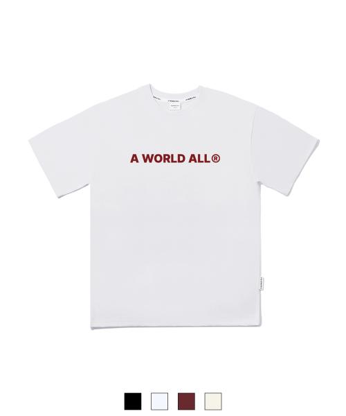 [A WORLD ALL] NAME FONT オーバーフィット Tシャツ (SATAWA-0009) 5017566455