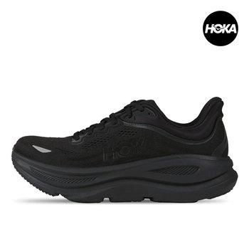 Hoka Bondi 9 WIDE メンズ ランニングシューズ スニーカー ブラック 1162013-BBLC