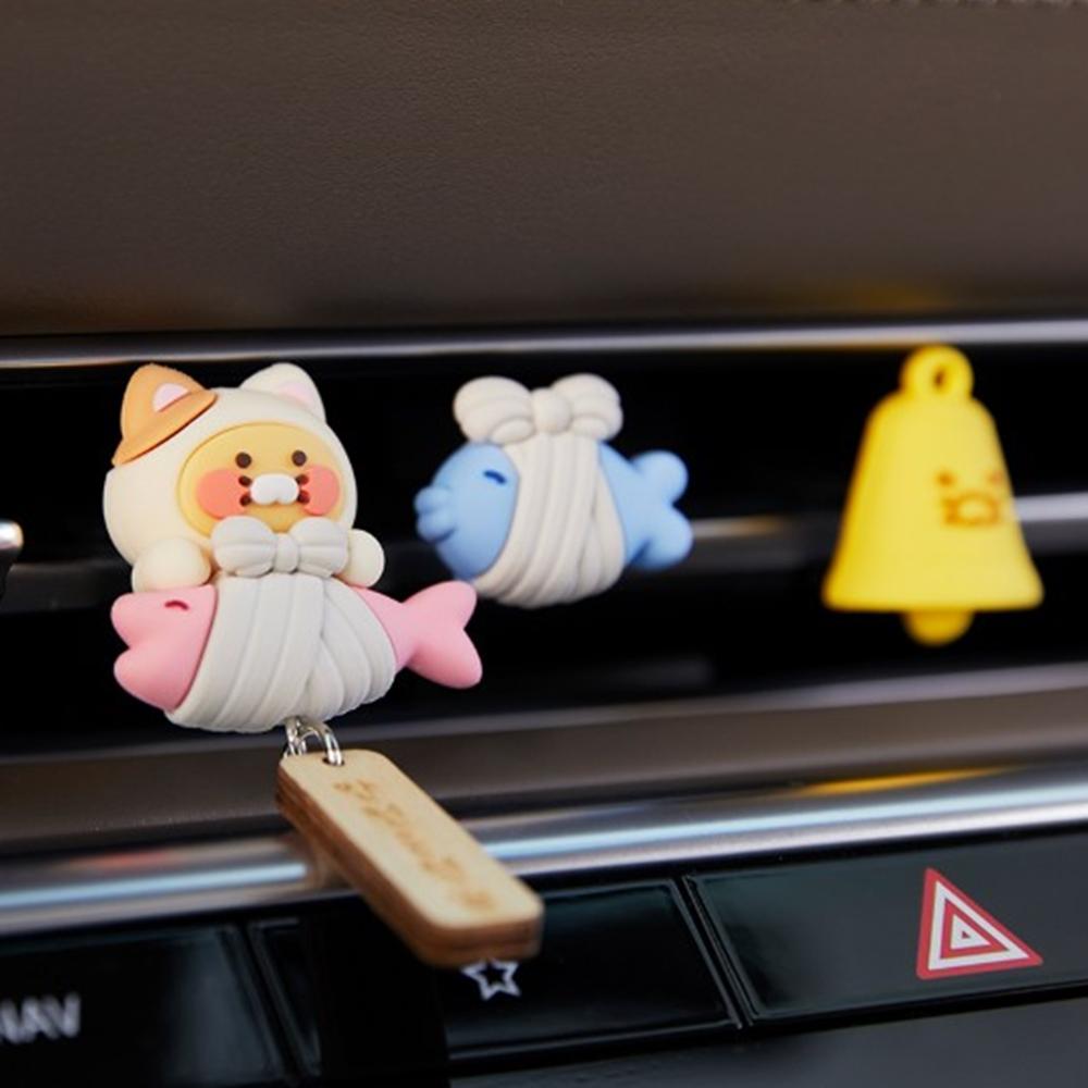 카카오프렌즈 안전운전 냥냥 춘식이 차량용 송풍구 피규어 자동차 악세서리 꾸미기 카테리어