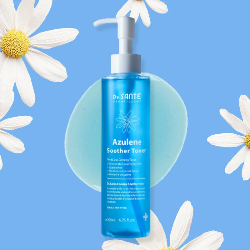 [6월행사]상떼 토너 아줄렌 200ml+S1-2번들세트 (수더 보습 진정 모공케어 수분)