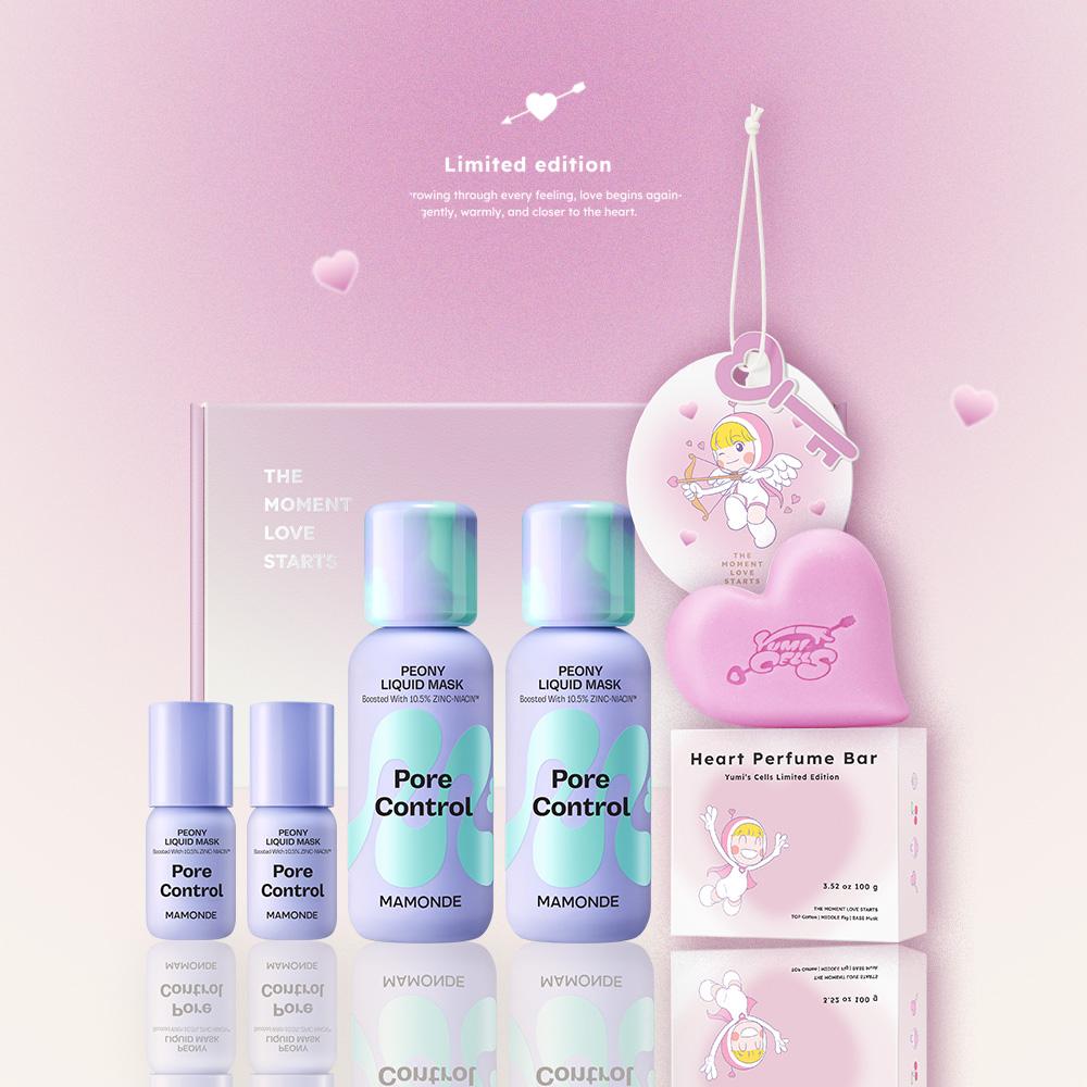 マモンド ポアコントロール ピオニー リキッドマスク 80ml, 2個