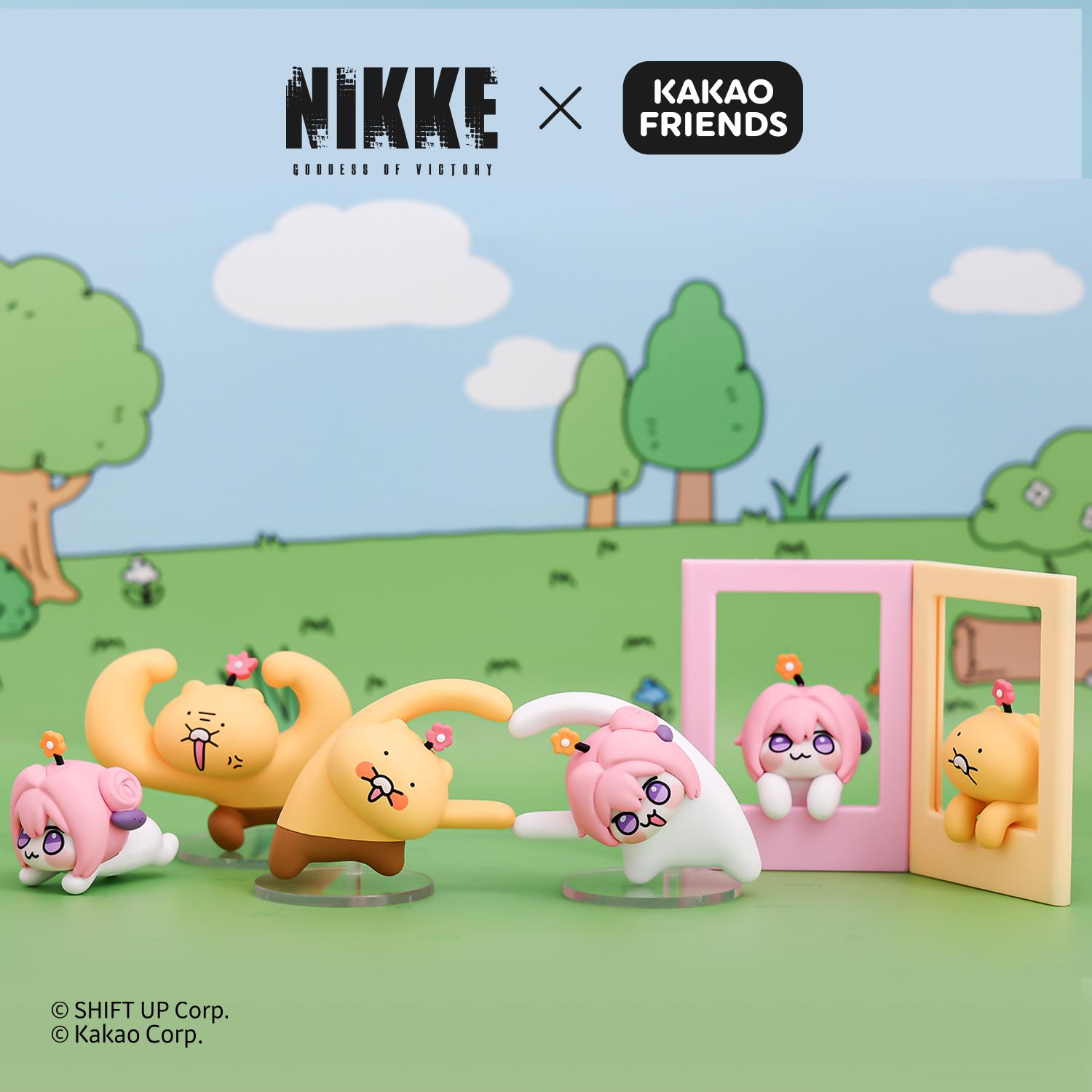 [바로배송] 승리의 여신 니케 X 카카오프렌즈 도로롱 & 춘식 랜덤 피규어 GNF DORORONG & Choonsik