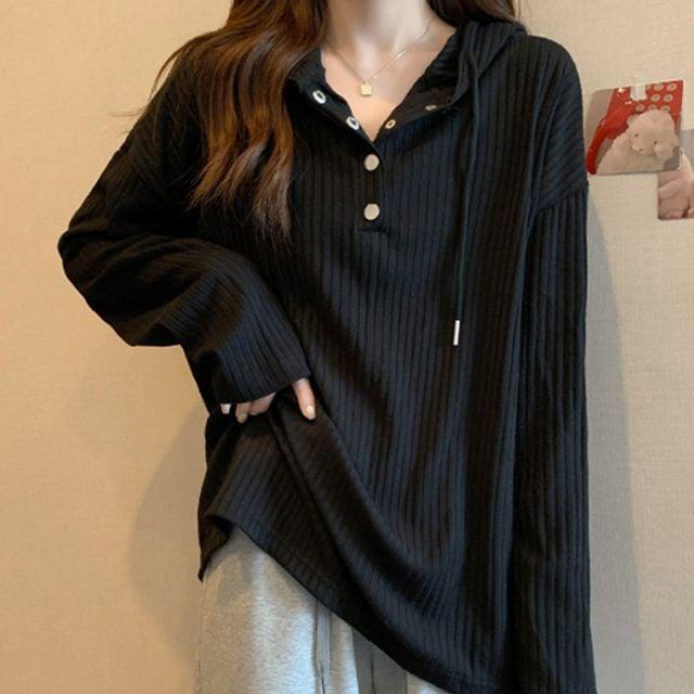 リブレディーストップス デイリールック フーディ カジュアルトップス Tシャツ ナチュラル ファッションTシャツ トップス EWFK5U4312