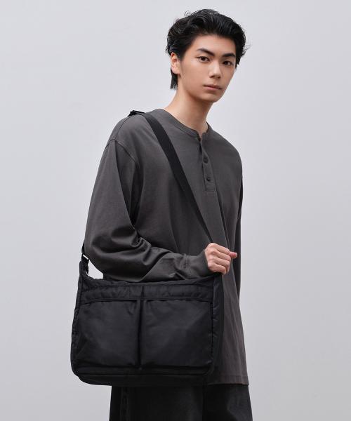 MUSINSA STANDARD 무신사 AVR 듀얼 포켓 메신저 백 블랙
