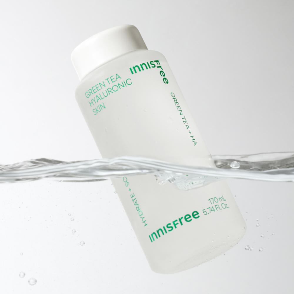 innisfree グリーンティー ヒアルロン酸 スキン / 低刺激 水分・皮脂バランス肌 インナードライ 170ml, 1個