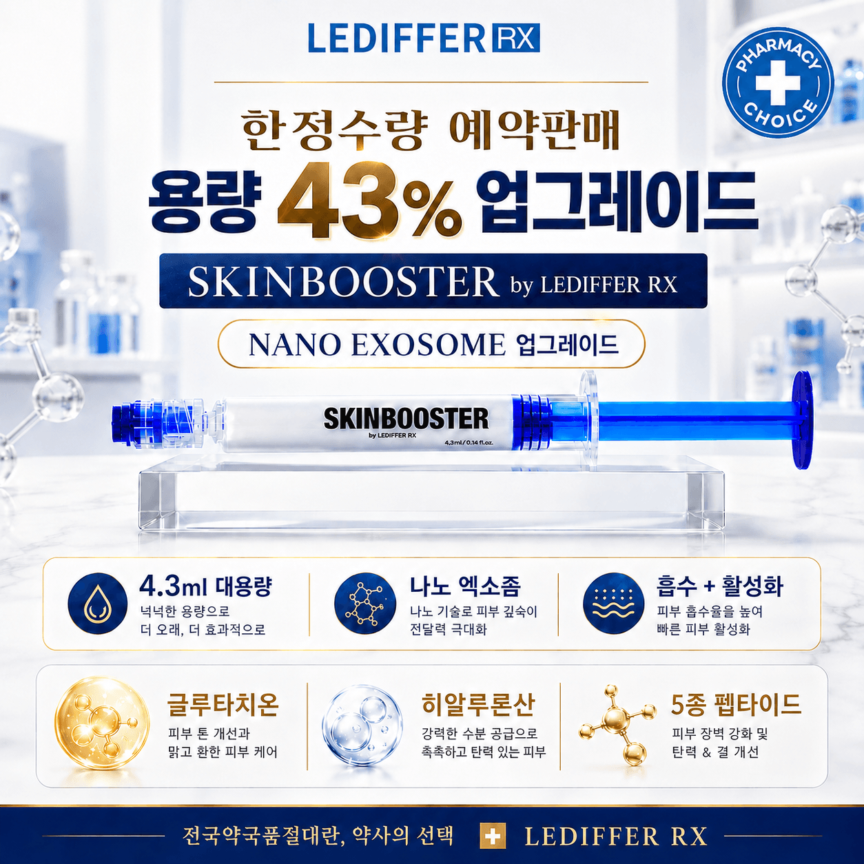 スキンブースター by LEDIPER RX 4.3ml
